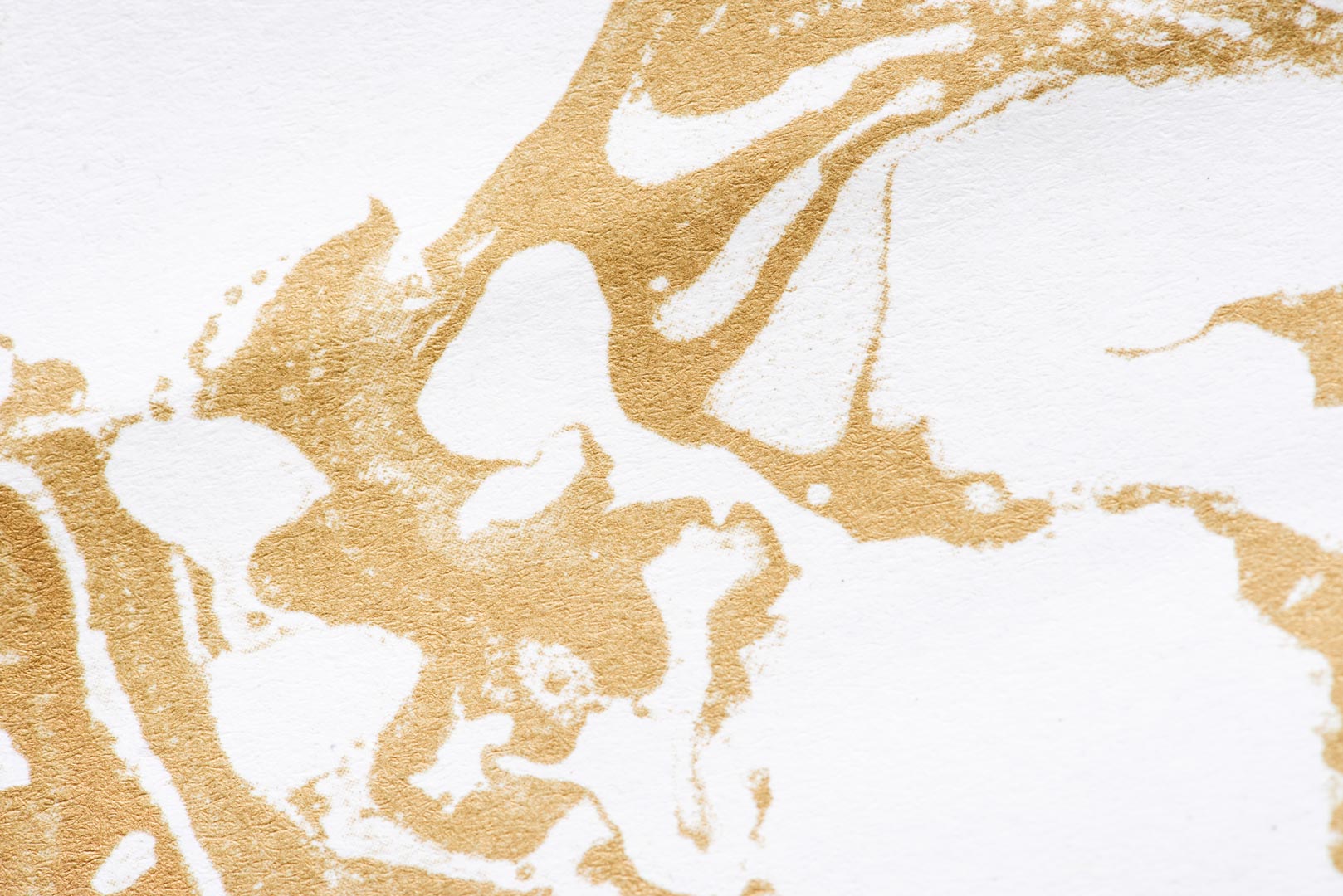 White and gold wallpaper, decorative pattern, glamour style, shades of beige - parched golden sand - Dekoori image 1