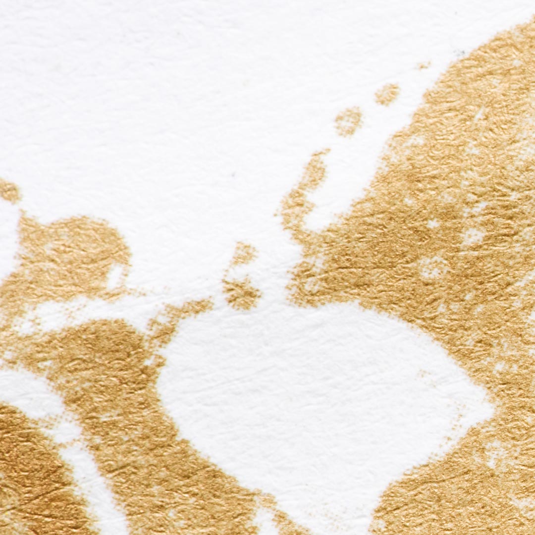 White and gold wallpaper, decorative pattern, glamour style, shades of beige - parched golden sand - Dekoori image 3