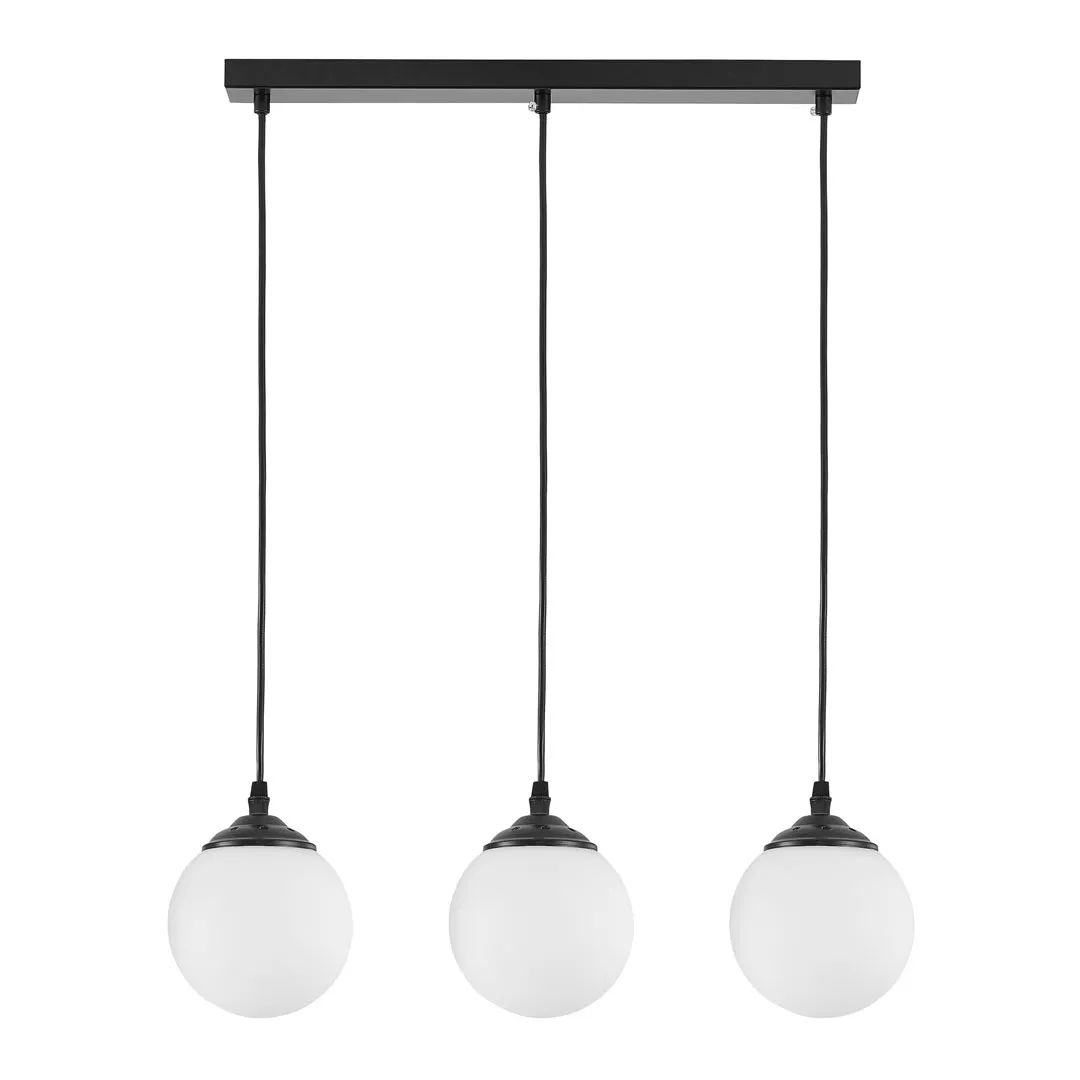 Black triple pendant light hotsell