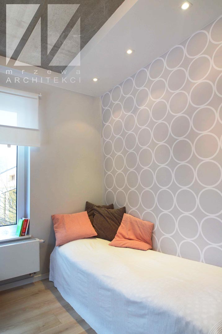 Grey wallpaper with white circles - Dekoori image 4