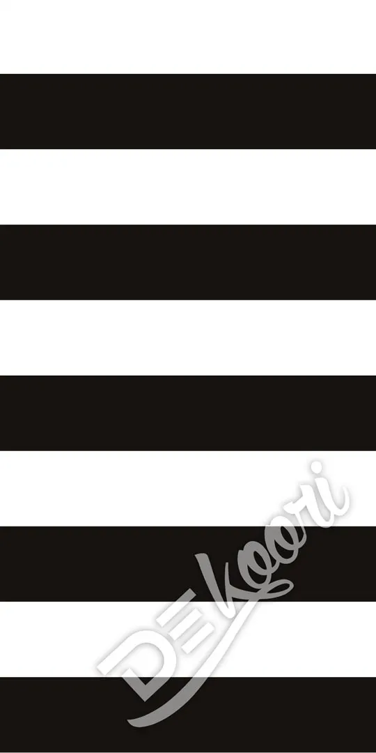 Black and White Horizontal Striped Wallpaper