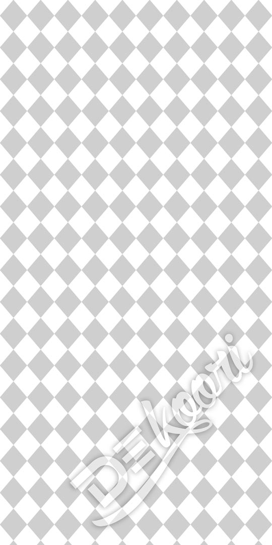 White and grey mini harlequin wallpaper - Dekoori image 3