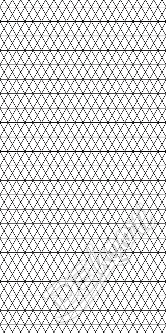 Geometrical design: white and black thin netting wallpaper. Patterns: lines, diamonds, triangles - Dekoori image 2