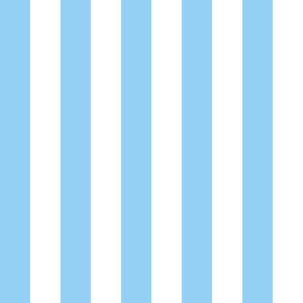 Blue and white vertical striped wallpaper - Dekoori image 1