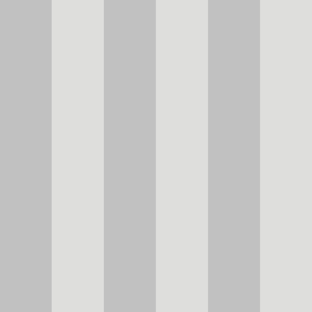 Grey and Light Grey Vertical Striped Wallpaper
