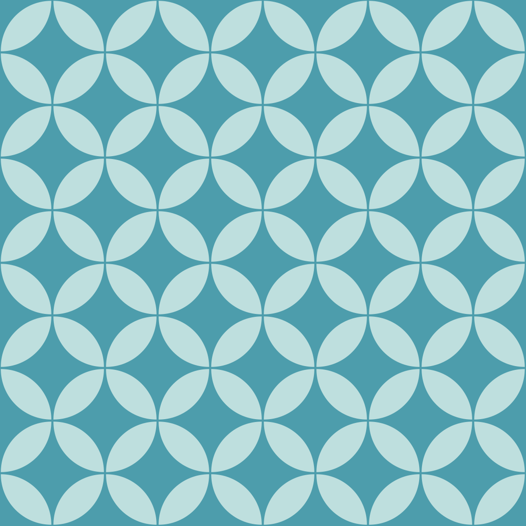 Oriental wallpaper with turquoise Moroccan mosaic retro design - Dekoori image 1