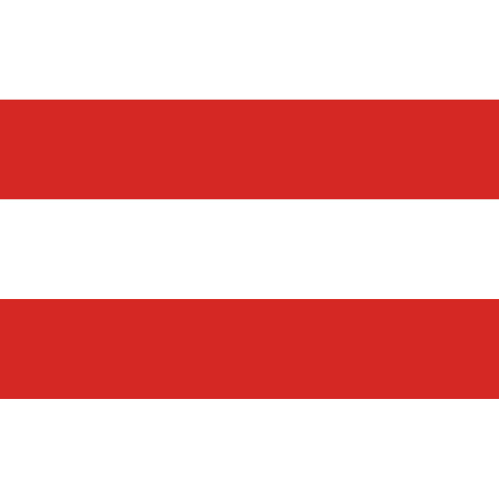 White and red horizontal striped wallpaper - Dekoori image 1