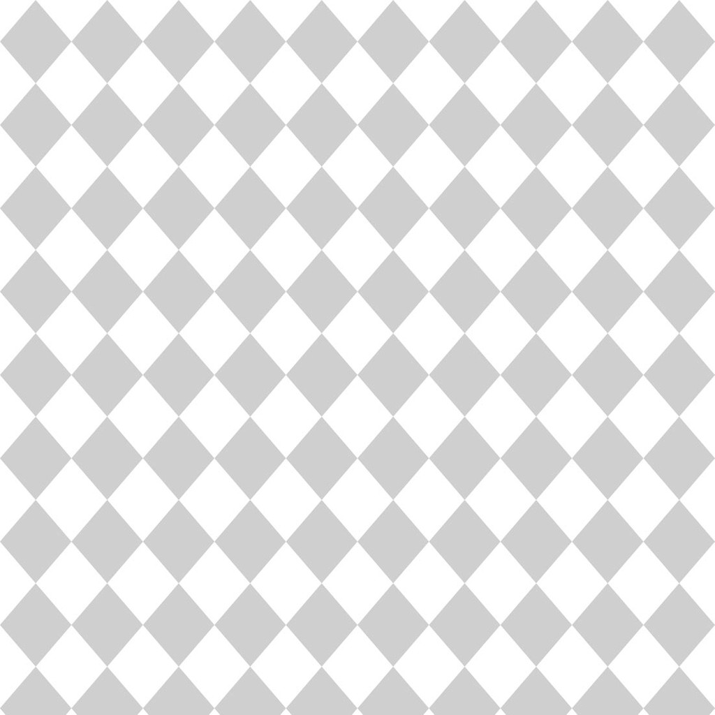 White and grey mini harlequin wallpaper - Dekoori image 1