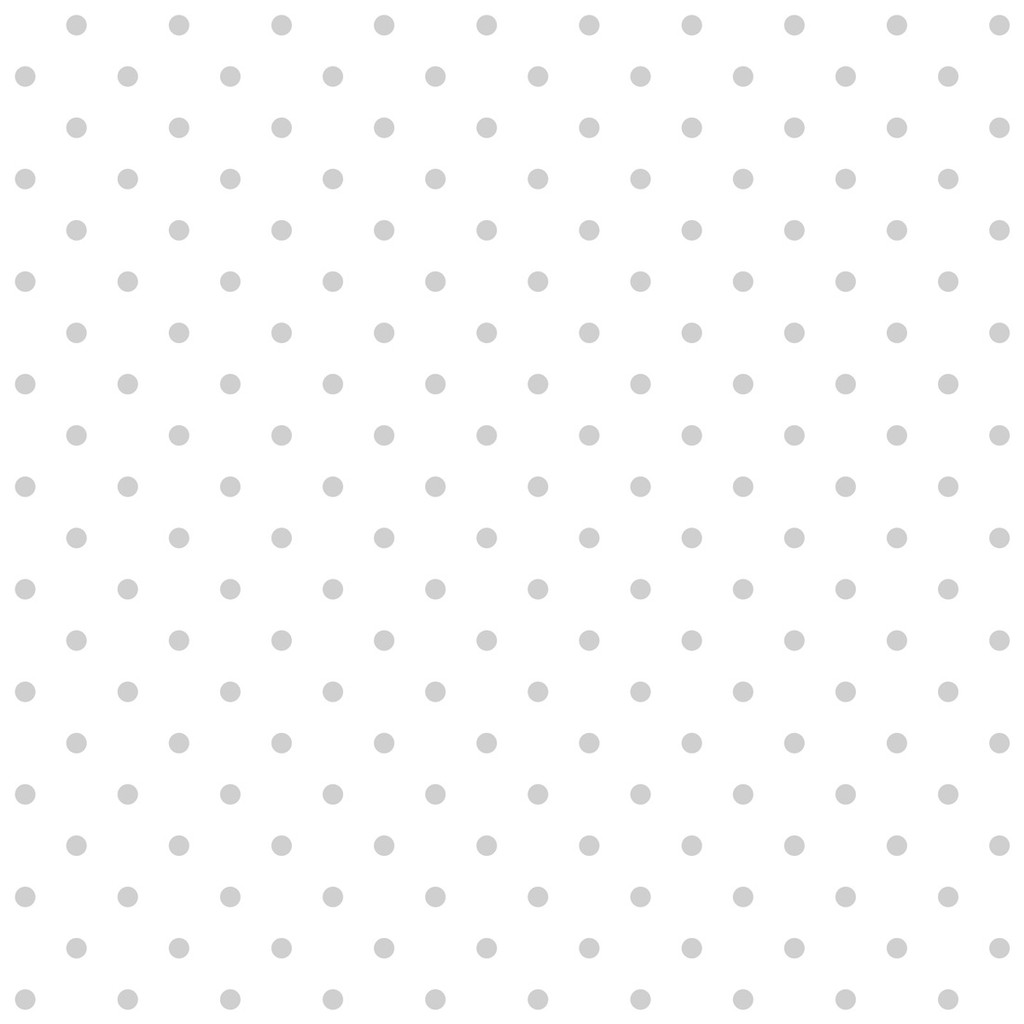 White and grey 2 cm dots wallpaper - Dekoori image 1