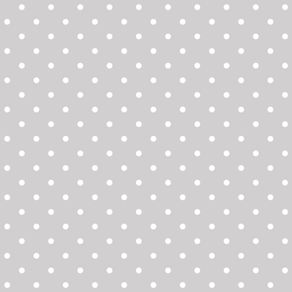 Grey and white mini 2 cm dots wallpaper - Dekoori image 1