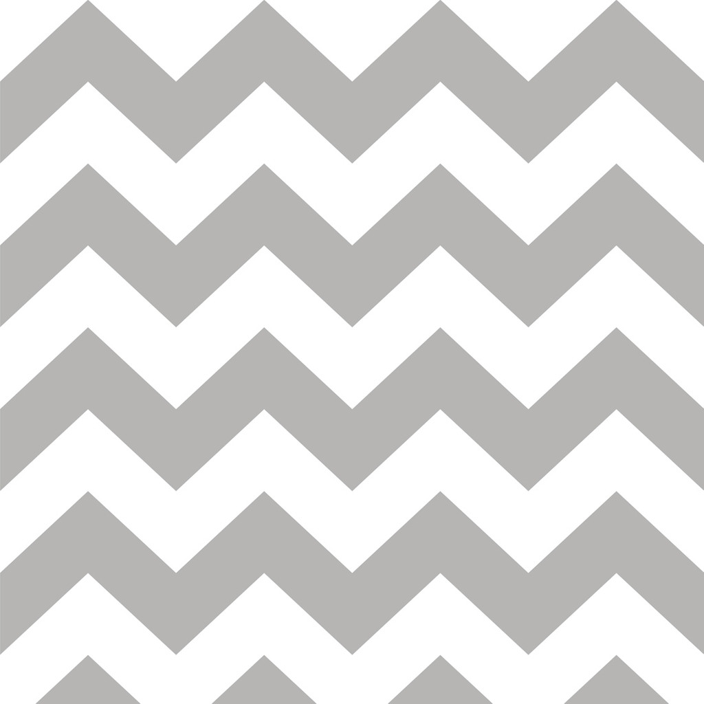 Geometrical white and grey 23 cm chevron wallpaper in Scandinavian style - Dekoori image 1