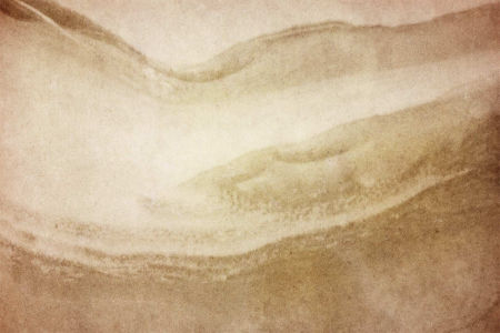 Beige wallpaper in boho style, imitation of worn and aged canvas - sandstorm