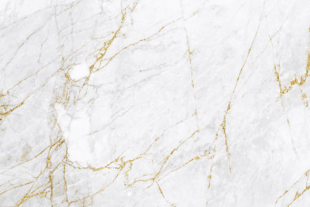 Elegant wallpaper, white marble with gold veining, vinyl and fleece