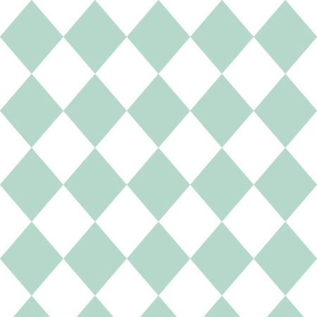 White and mint harlequin wallpaper