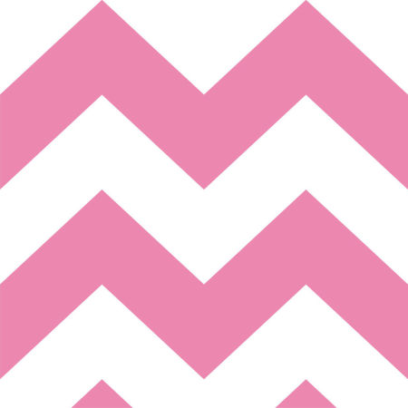 White and pink chevron wallpaper
