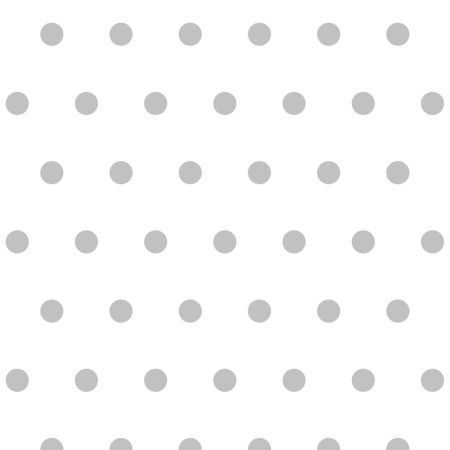 White and grey 5 cm dots wallpaper
