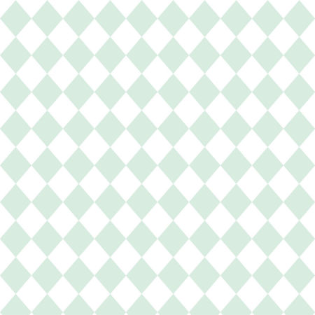 White and mint mini harlequin wallpaper