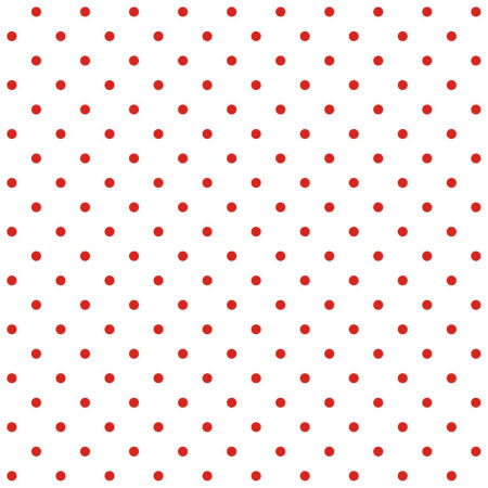 White and mini 2 cm red dots wallpaper
