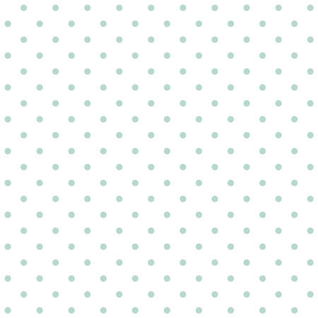 White and mint mini 2 cm dots wallpaper