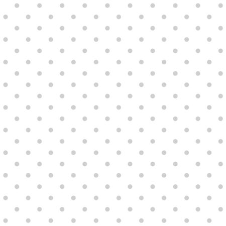 White and grey 2 cm dots wallpaper