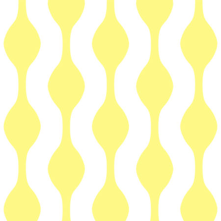 White and yellow vertical eye pattern wallpaper