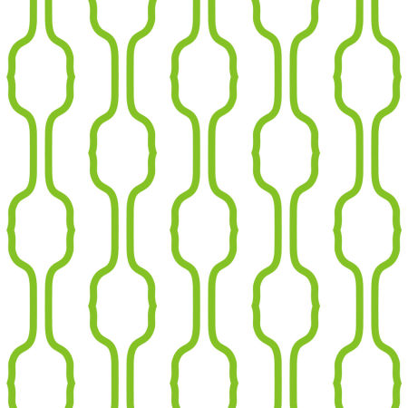 White and green vertical decorative patterns wallpaper