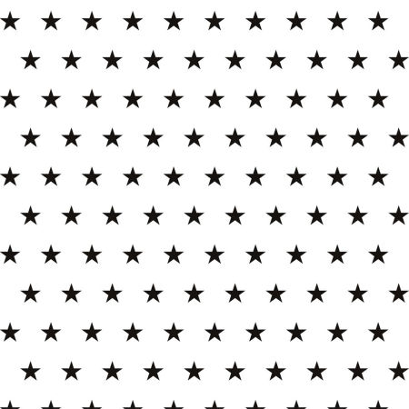 White and black 5 cm stars wallpaper