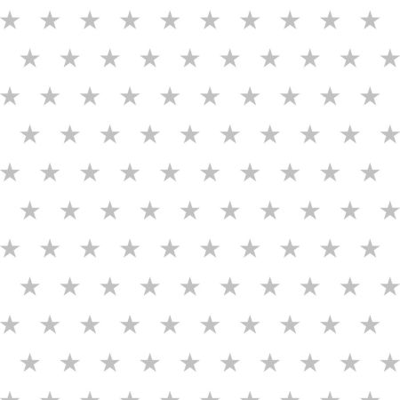White and grey 5 cm stars wallpaper