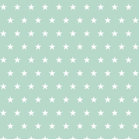 Mint and white 5 cm stars wallpaper