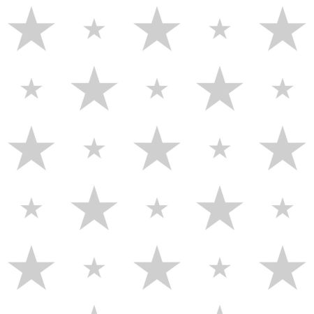 White and grey 15 and 7 cm stars wallpaper