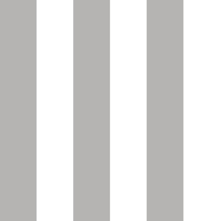 White and grey vertical striped (stripes:16,6 cm) wallpaper