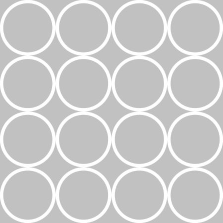 Grey wallpaper with white circles