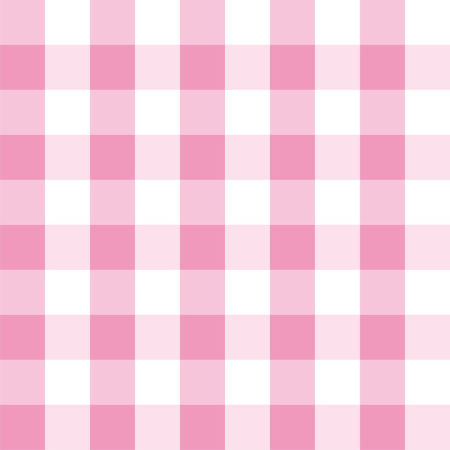 Pink and white 10 cm gingham wallpaper