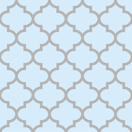 Moroccan Quatrefoil Tile blue-grey pastel wallpaper