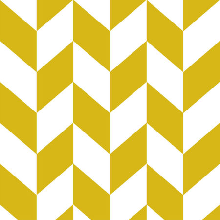 White and mustard herringbone scandinavian wallpaper
