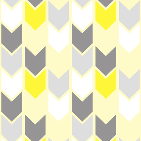 Yellow, grey and white chevron arrow wallpaper