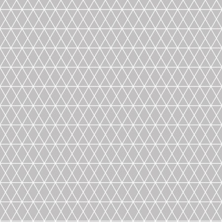 Geometrical grey and white netting/striped wallpaper with triangles and diamonds