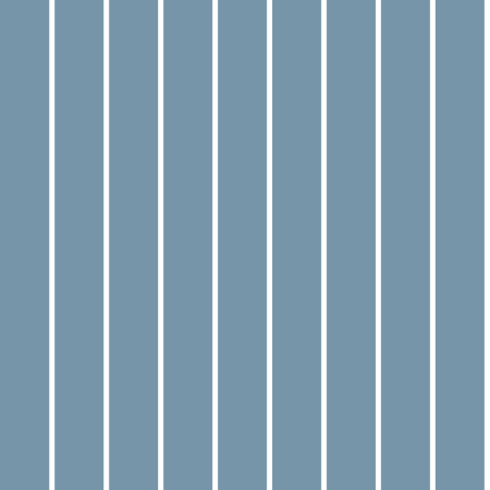 Scandinavian wallpaper with white vertical stripes on a blue background 1 cm