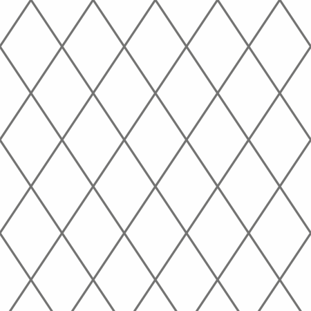Loft white wallpaper with grey, graphite pattern NET, diamonds, contour