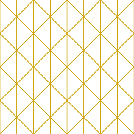 White wallpaper with ginger-brown triangles and lines