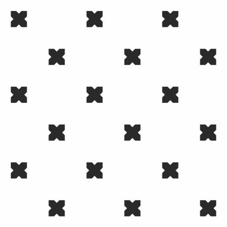 White and black X Mark crosses wallpaper (white and black version)