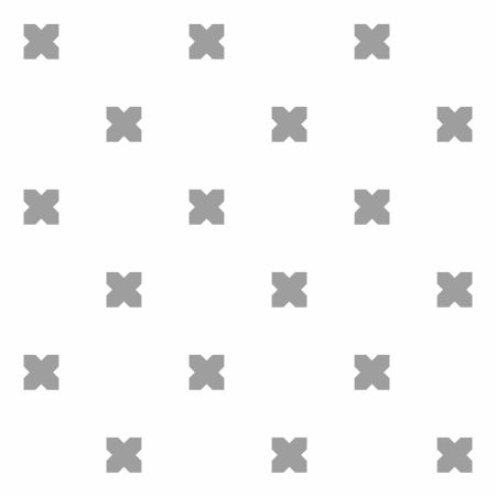 White wallpaper with grey X Mark crosses (white and grey version)