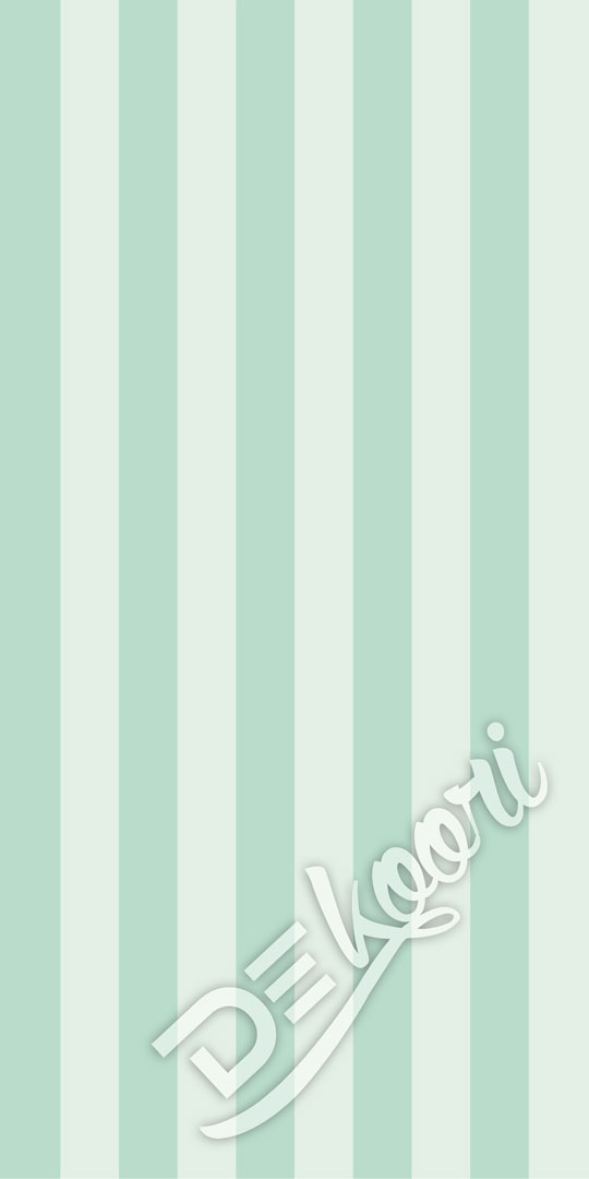 Mint vertical striped wallpaper 10 cm - Dekoori image 3