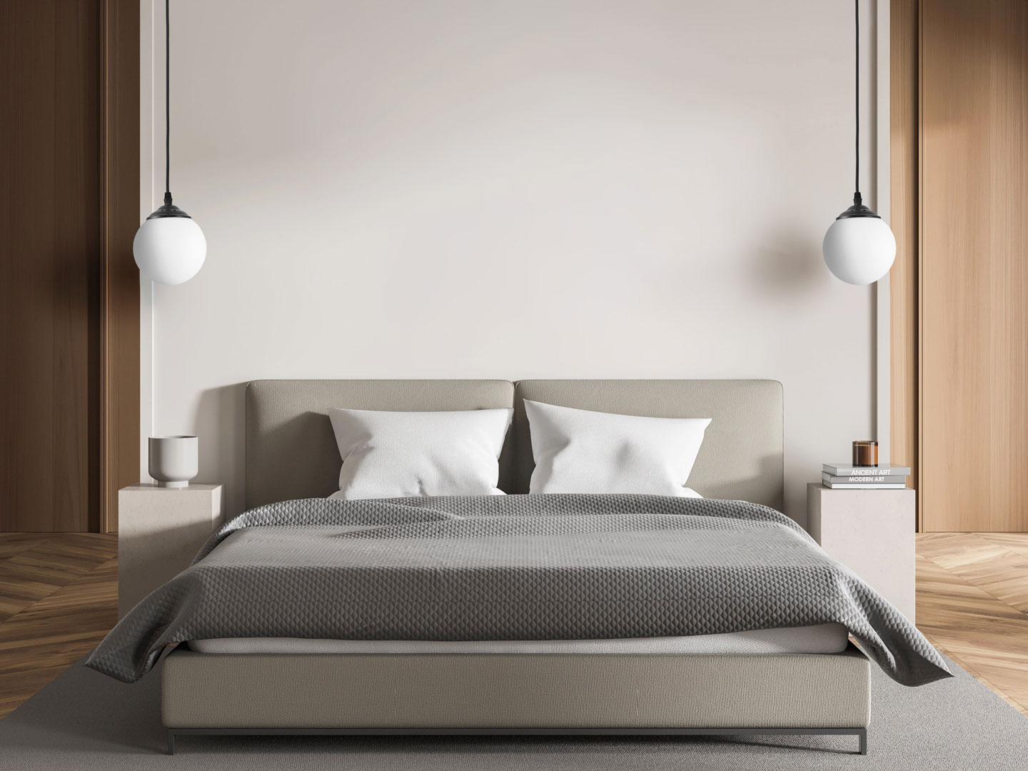 Single black pendant lamp, white sphere, glass ball, spherical shade - FINO W1 - Lampit image 4