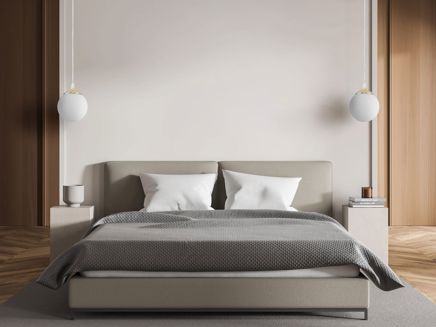 Single gold pendant lamp, white sphere, glass ball, spherical shade, classic gold - FINO W1 - Lampit image 4